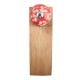 2 Pieces Red Etched Ceramic Wooden Door Stopper